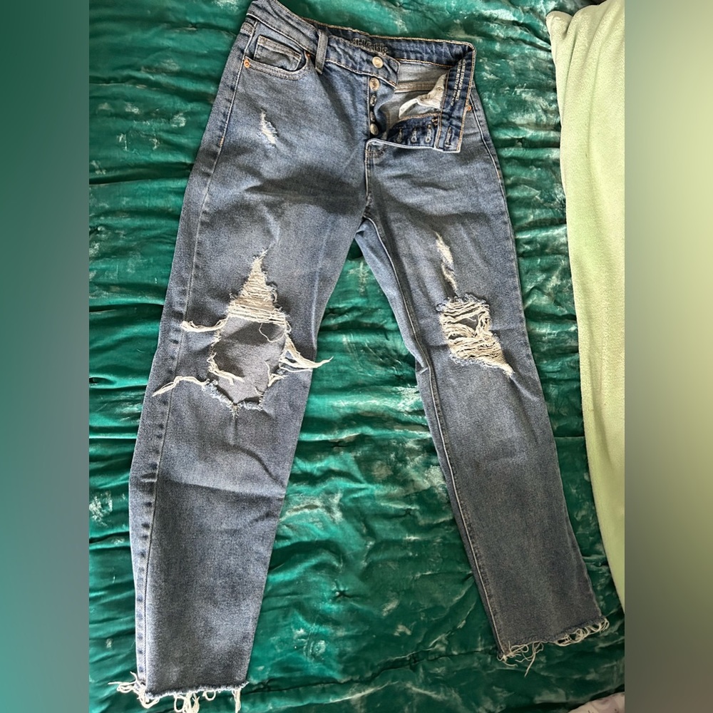 High rise wild fable button up jeans size 0